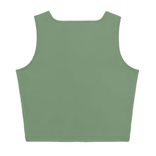 Load image into Gallery viewer, Women's Amulet Green Icon Crop Athletic Top