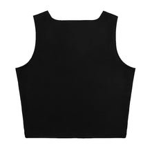 Load image into Gallery viewer, Women&#39;s Black Icon Crop Athletic Top
