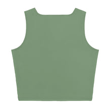 Load image into Gallery viewer, Women&#39;s Amulet Green Icon Crop Athletic Top
