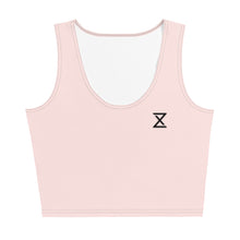 Load image into Gallery viewer, Women&#39;s Misty Rose Icon Crop Athletic Top
