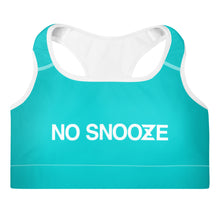 Load image into Gallery viewer, Women&#39;s Dark Turquoise No Snooze Sports Bra
