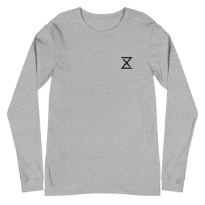 Icon Unisex Long Sleeve Tee (Black Logo)